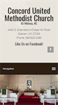 Mobile Screenshot of concordmethodist.org